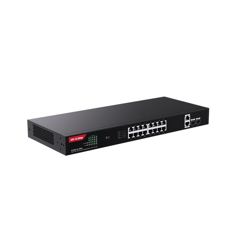 IP-COM G1120P-16-250W 16 PORT GIGABIT+2XGB RJ45/SFP UPLINK 230W POE RACKMOUNT SWITCH -9586