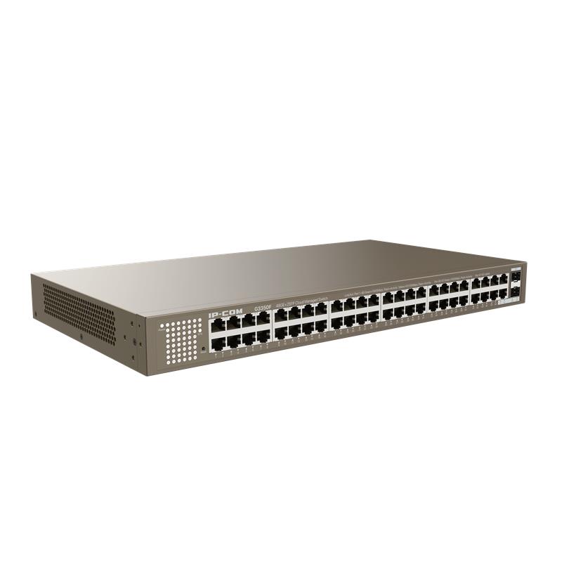 IP-COM G3350F 48 PORT GIGABIT + 2X1GB SFP UPLINK L2 CLOUD YÖNETİLEBİLİR RACKMOUNT SWITCH -8811