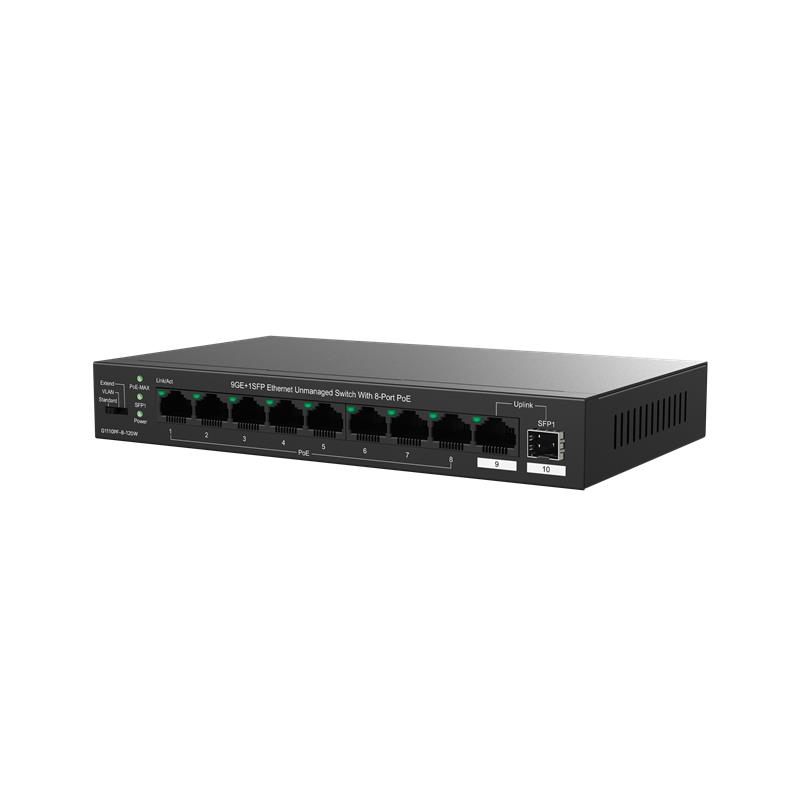IP-COM IP-G1110PF-8-120W 8 PORT GIGABIT + 1X1GB RJ45/SFP PORT 120W 250 METRE POE SWITCH -15020