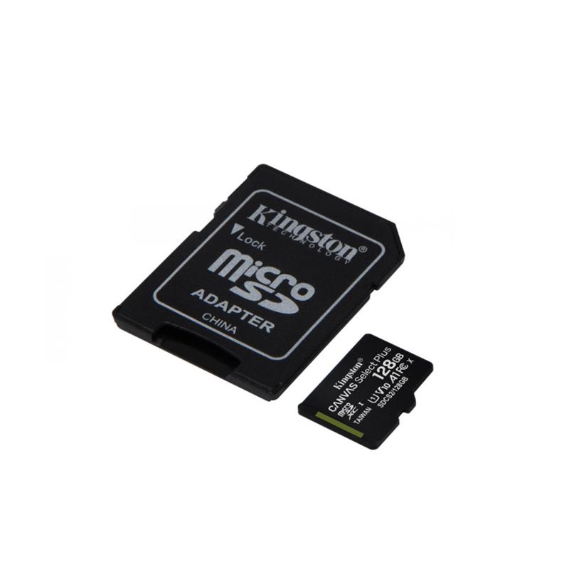 128 GB KINGSTON MICRO SD CARD CL10 CANVAS SELECT PLUS SDCS2/128GB -5883