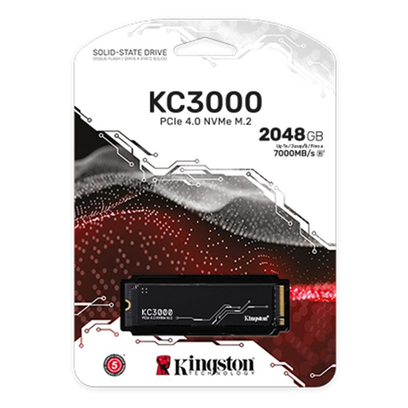 2 TB KINGSTON PCIE 4.0 NVME M.2 2280 7000/7000 SKC3000D/2048G -14745