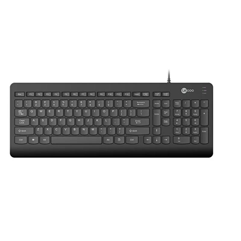 LECOO USB KABLOLU TÜRKÇE Q KLAVYE SİYAH KB103-S 
