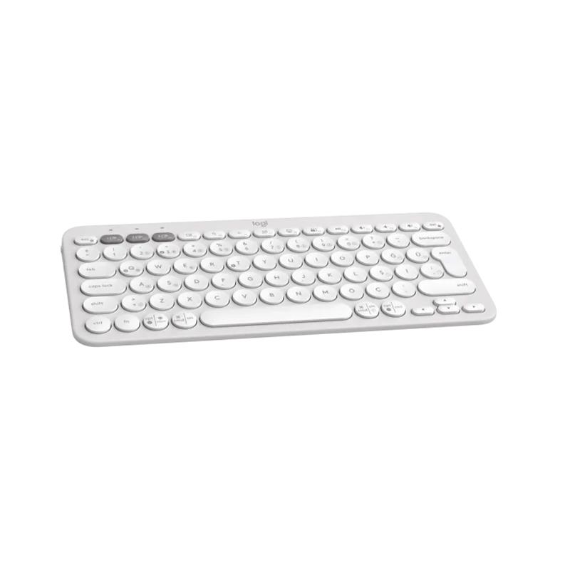 LOGITECH K380S PEBBLE KEYS 2 ÇOKLU CİHAZ ÖZELLİKLİ BLUETOOTH TÜRKÇE Q KLAVYE BEYAZ 920-011860 -14575