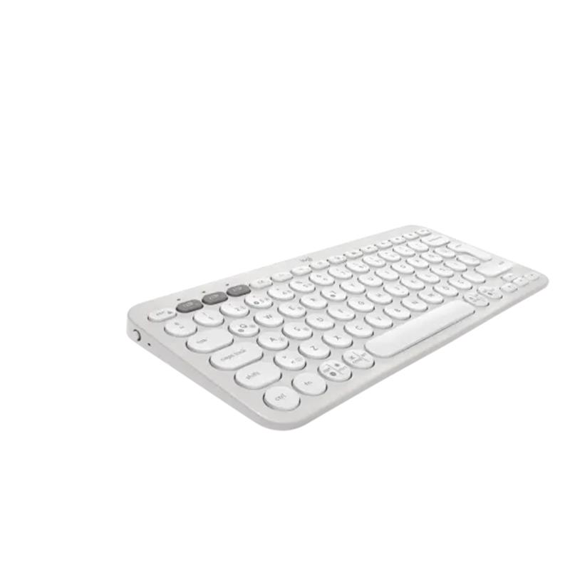 LOGITECH K380S PEBBLE KEYS 2 ÇOKLU CİHAZ ÖZELLİKLİ BLUETOOTH TÜRKÇE Q KLAVYE BEYAZ 920-011860 -14576