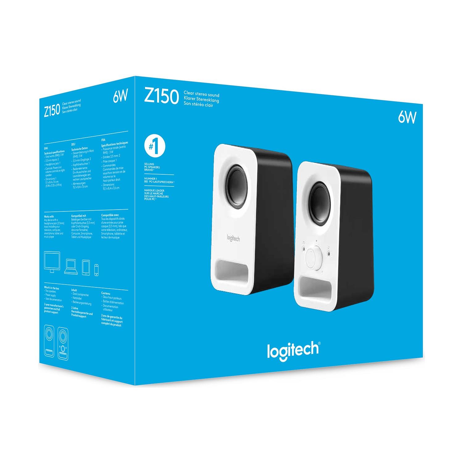 LOGITECH Z150 2.0 MULTIMEDIA HOPARLÖR BEYAZ 980-000815 -8255