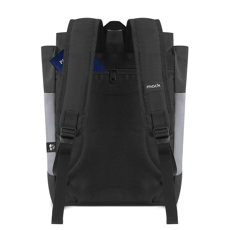 MACK MCE-1301 14.1" ZEN ECO GÜNLÜK SIRT ÇANTASI SİYAH GRİ -9503
