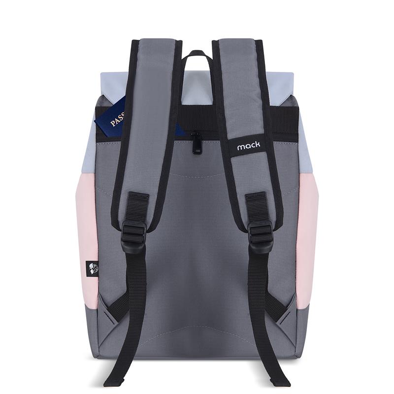 MACK MCE-1302 14.1" ZEN ECO GÜNLÜK SIRT ÇANTASI PEMBE GRİ -9574