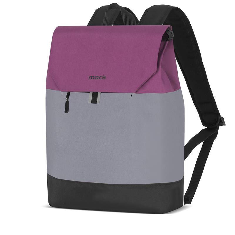 MACK MCE-1303 14.1" ZEN ECO GÜNLÜK SIRT ÇANTASI BORDO GRİ -9487