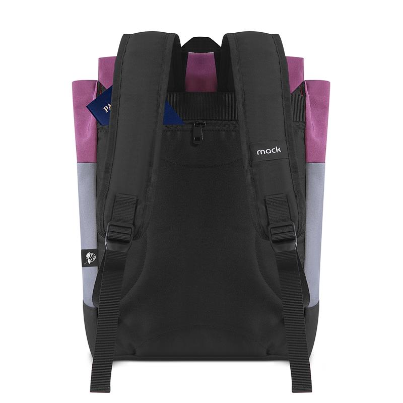 MACK MCE-1303 14.1" ZEN ECO GÜNLÜK SIRT ÇANTASI BORDO GRİ -9488