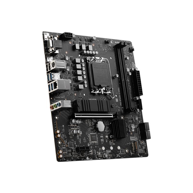 MSI PRO B760M-G DDR4 4800MHZ 1XVGA 1XHDMI 1XDP 2XM.2 USB 3.2 MATX 1700P (12. / 13. VE 14. NESİL İŞLEMCİ UYUMLU) -4952