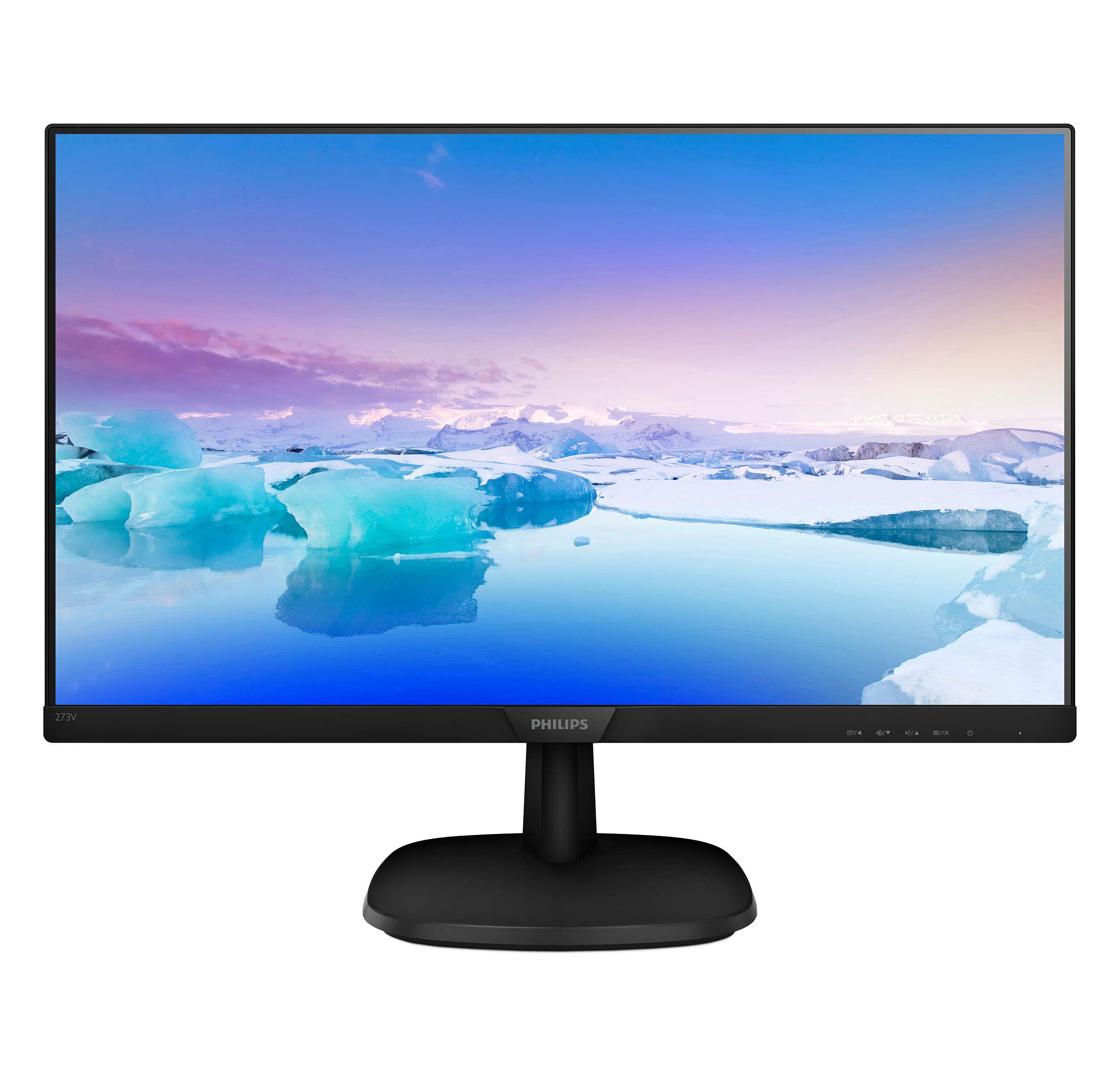 27 PHILIPS 273V7QJAB/00 IPS 4MS 75MHZ 1XVGA 1XHDMI 1XDP FHD 1920X1080 HOPARLÖR VESA SİYAH 
