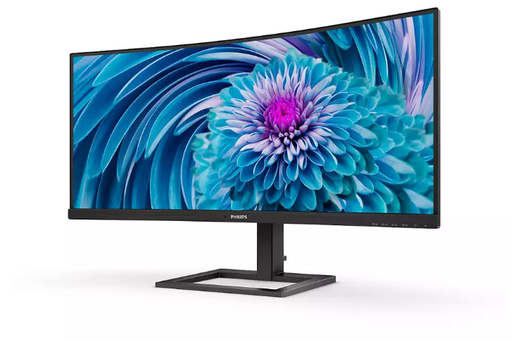 34 PHILIPS 346E2CUAE/00 4MS 100MHZ 1XHDMI 1XDP WQHD USB-C HOPARLÖR YÜKSEKLİK AYARI CURVED VESA SİYAH -6750