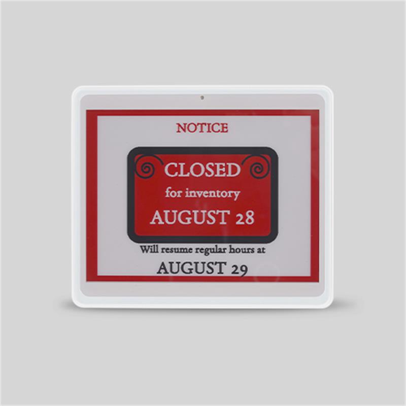 RF 5.80   3 RENKLİ ELEKTRONİK RAF ETİKETİ BEYAZ 