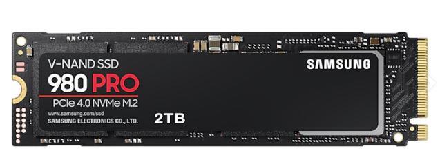 2 TB 980 PRO SAMSUNG NVME M.2 MZ-V8P2T0BW PCIE 7000-5000 MB/S 