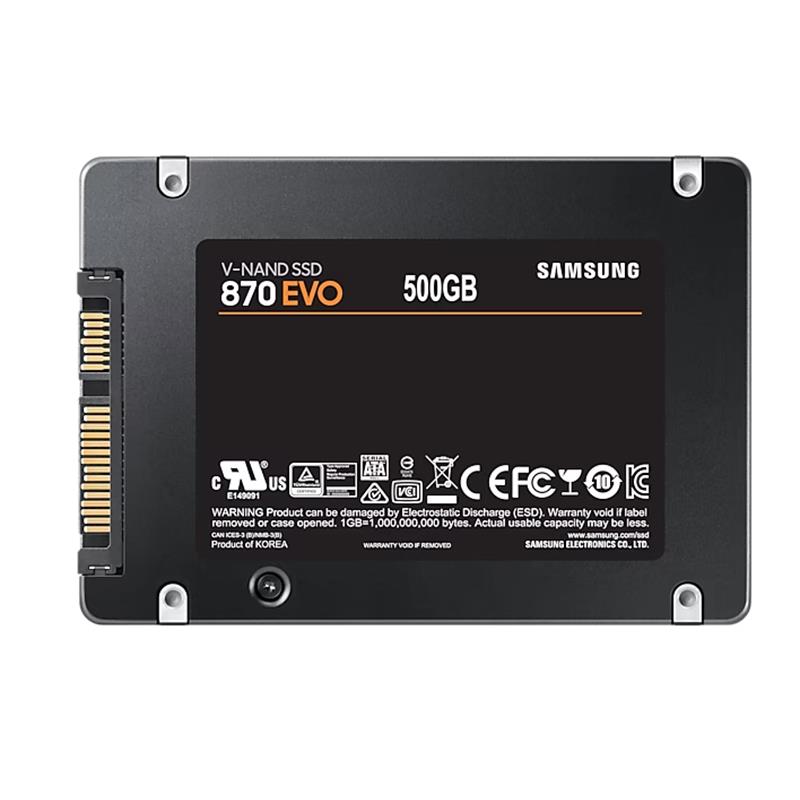500 GB 870 EVO SAMSUNG 2.5 SATA3 MZ-77E500BW 560-530 MB/S -5462