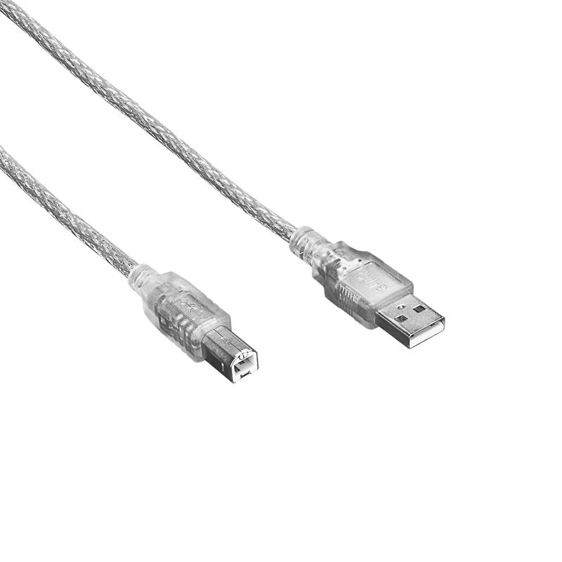 S-LINK SL-U2003 USB2.0 3M ŞEFFAF YAZICI KABLO 