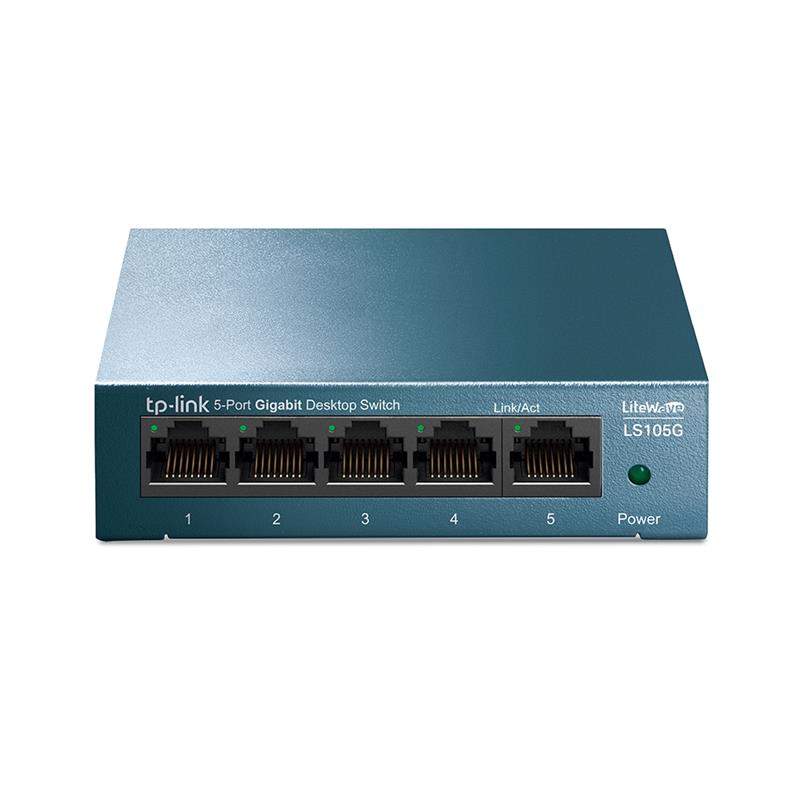 TP-LINK LS105G 5 PORT GIGABIT METAL KASA SWITCH -8204