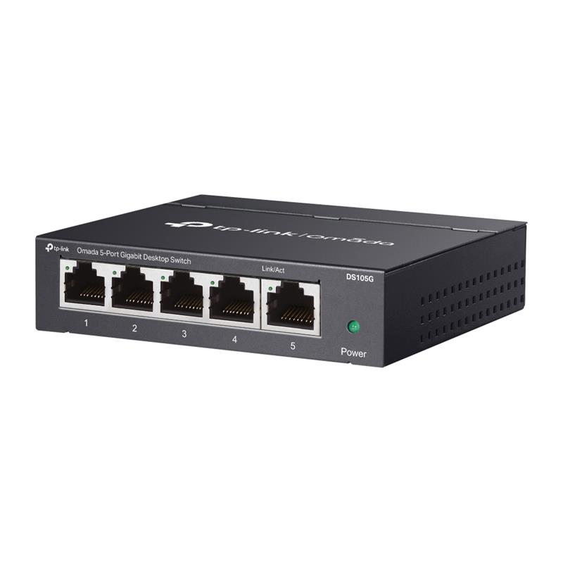 TP-LINK OMADA DS105G 5 PORT GIGABIT YÖNETİLEMEZ METAL KASA SWITCH -8233