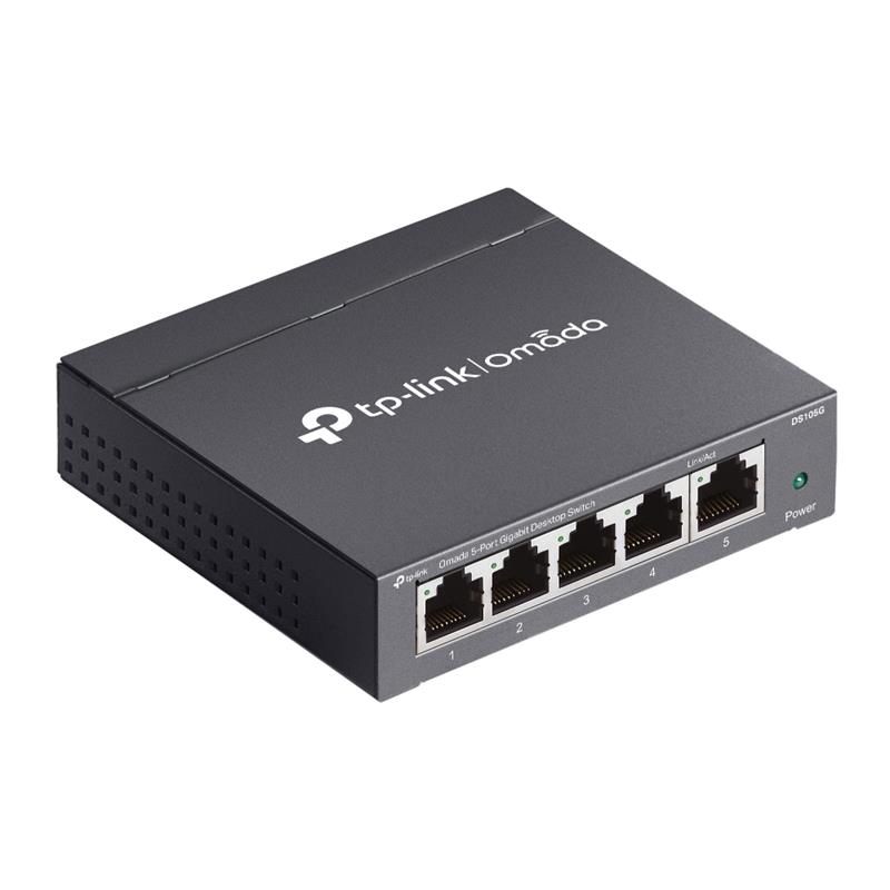 TP-LINK OMADA DS105G 5 PORT GIGABIT YÖNETİLEMEZ METAL KASA SWITCH -8234