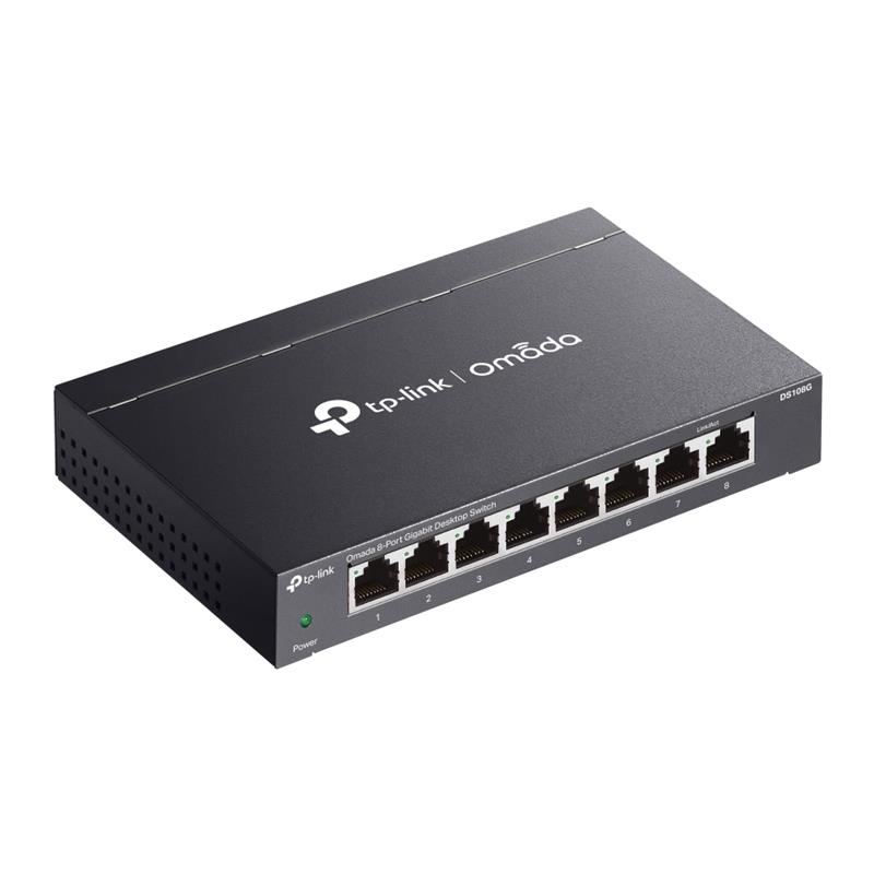 TP-LINK OMADA DS108G 8 PORT GIGABIT MASAÜSTÜ METAL KASA SWITCH -9187