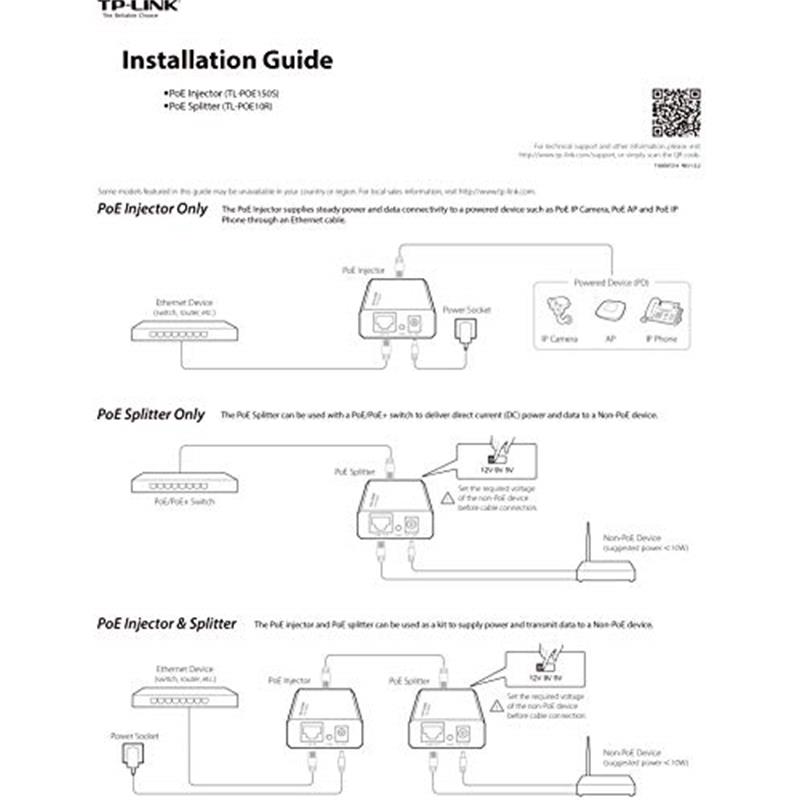 TP-LINK OMADA TL-POE10R GIGABIT POE GİRİŞ / 5/9/12V DC ÇIKIŞ SPLITTER -9558