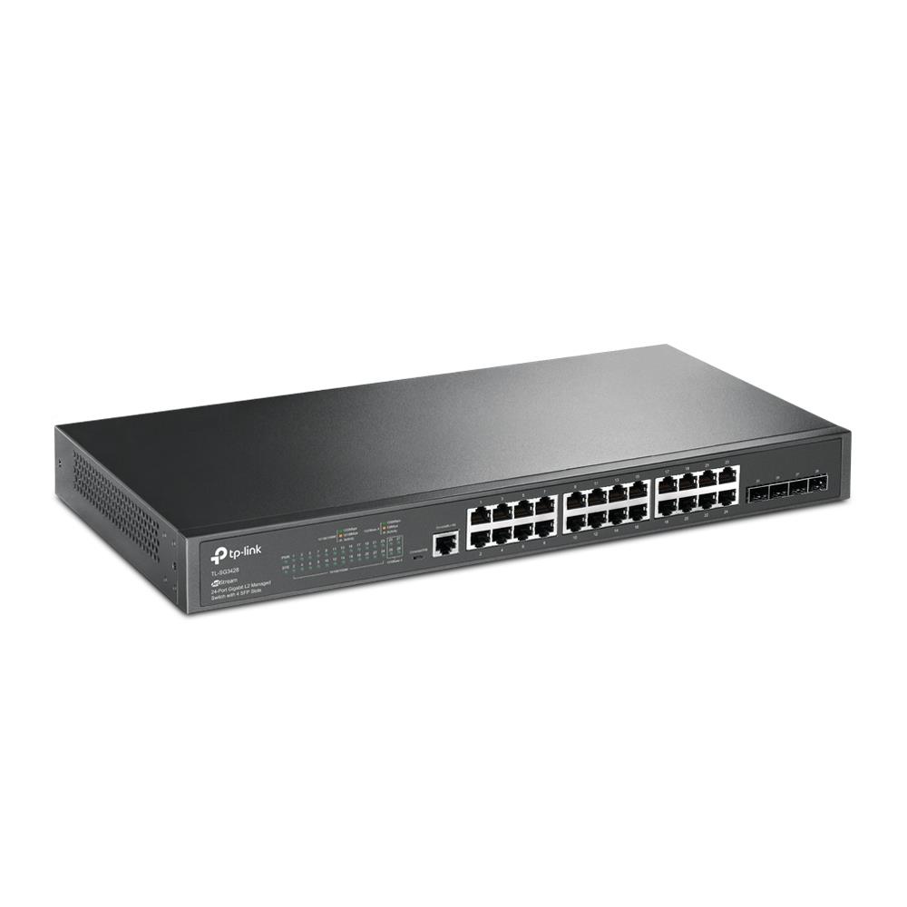TP-LINK OMADA TL-SG3428 24 PORT GIGABIT+4XGIGABIT SFP UPLINK L2+ YÖNETİLEBİLİR RACKMOUNT SWITCH -7201