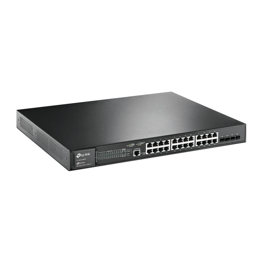 TP-LINK OMADA TL-SG3428MP 24 PORT GIGABIT+4X1GB SFP UPLINK 384W POE YÖNETİLEBİLİR RACKMOUNT SWITCH -9125
