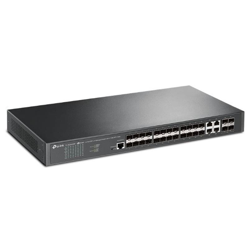 TP-LINK OMADA TL-SG3428XF 24 PORT GIGABIT SFP/4XPORT RJ45 COMBO+4X10GIGABIT SFP+ UPLINK YÖNETİLEBİLİR RACKMOUNT SWITCH -9034