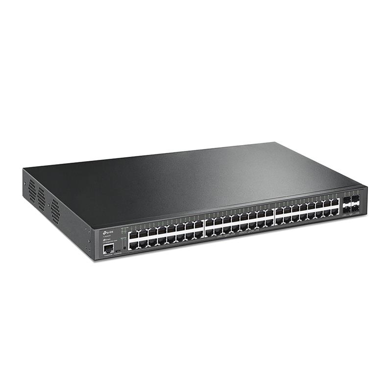 TP-LINK OMADA TL-SG3452XP 48 PORT GIGABIT + 4X10GB SFP+ 500W POE JETSTREAM YÖNETİLEBİLİR RACKMOUNT SWITCH -9746