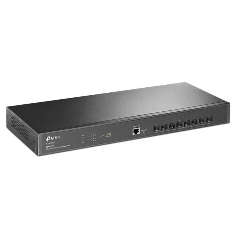 TP-LINK OMADA TL-SX3008F 8 PORT 10 GIGABIT SFP+ CONSOLE PORT LAYER2+ YÖNETİLEBİLİR RACKMOUNT SWITCH -8497