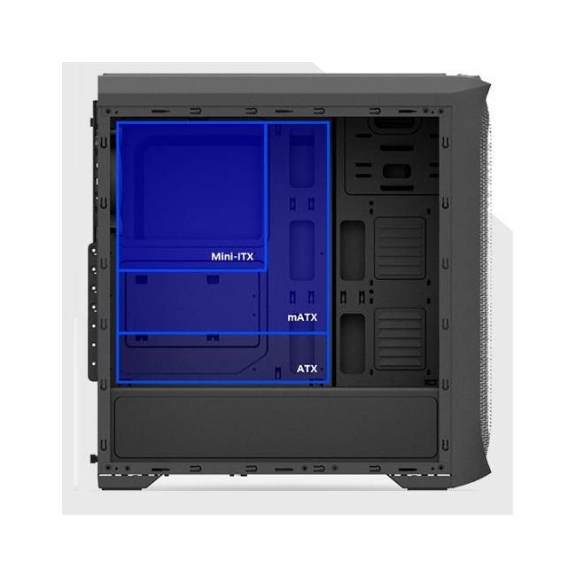 ZALMAN N5MF 700W 4X120MM RGB FAN USB 3.0 ATX SİYAH KASA -6379